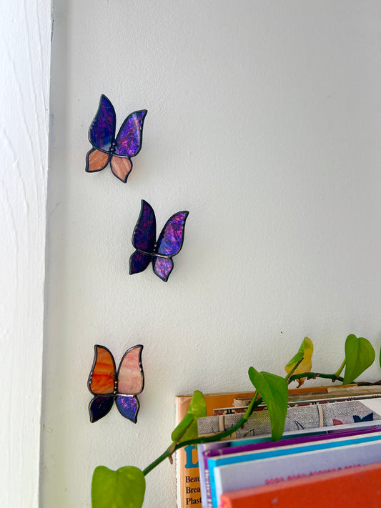 3D Butterfly (Purple+Orange)